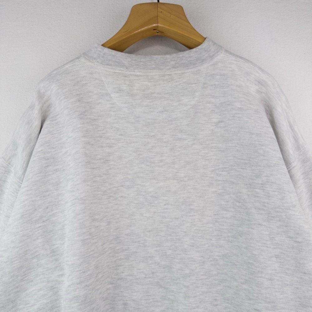 90's Vtg Eddie Bauer Gray Sweatshirt Mens XL Goose Big Logo Outdoors Crewneck - Picture 8 of 14